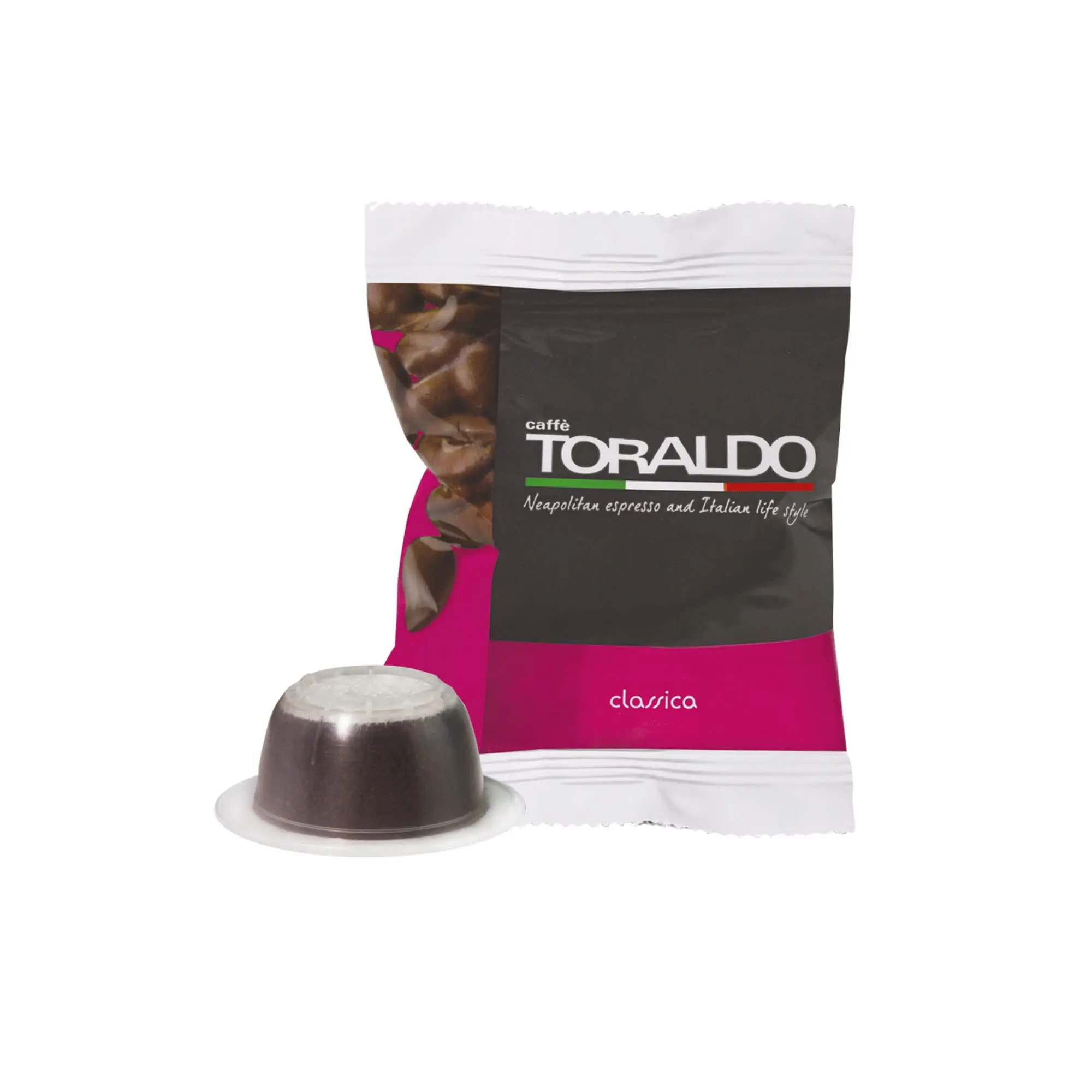 CAFÉ TORALDO |   Bialetti |   Café sélectionné, grillé et torréfié en Italie |   Excellence du café napolitain (600 capsules, mélange classique)
