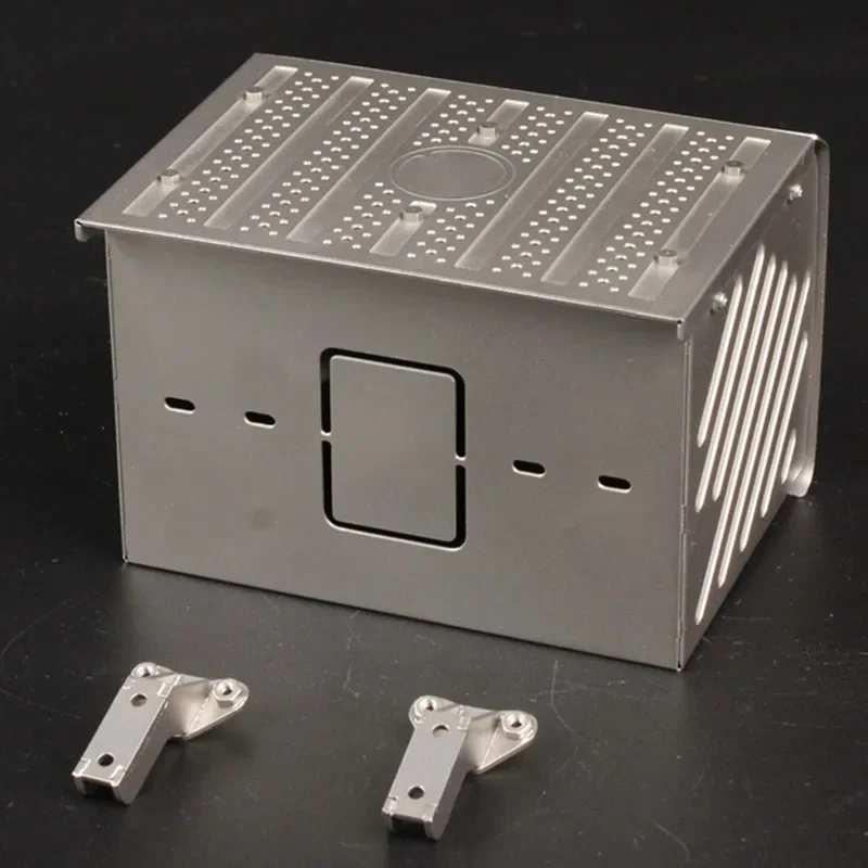 LXYRC Metal Simulation Exhaust Box for 1/14 Tamiya RC Truck for SCANIA 770S R620 VOLVO BENZ Arocs MAN TGXCar Accessories