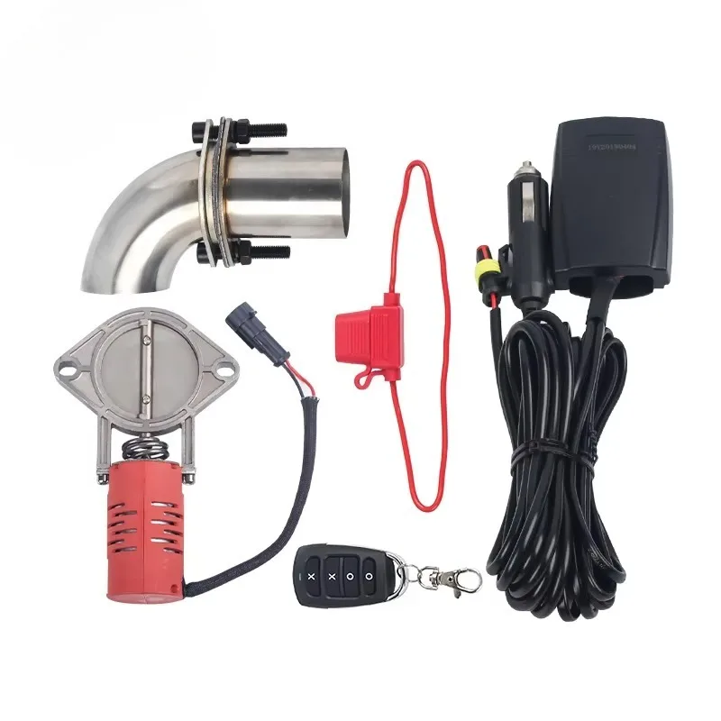 Electric Variable Exhaust Cutout Kit 4 Keys Remote Control Car Modify Tuning Performance Sports Exhaust Valve