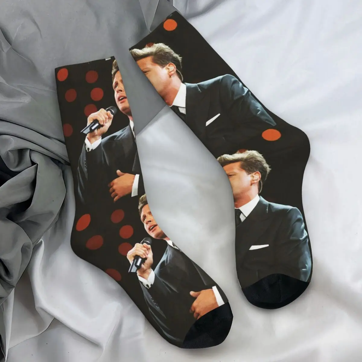 Luis Miguel Tour 2024 Mexican Singer Stockings Men's El Sol De Mexico Socks Casual Socks Winter Anti Bacterial Socks Gift