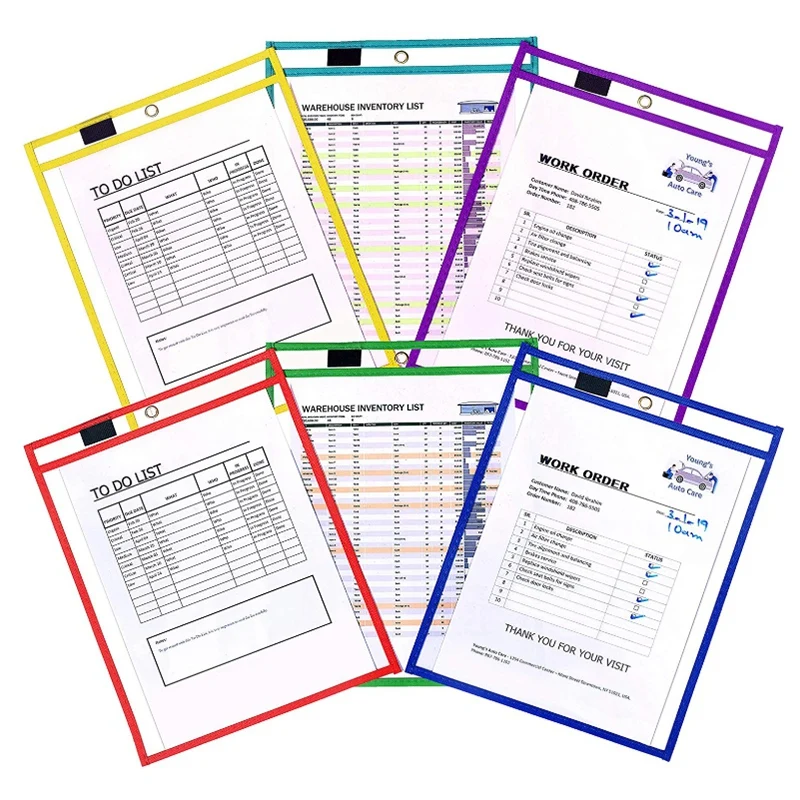 30Dry Erase Pockets Pockets Perfect Classroom Organization Reusable Dry Erase Pockets Teaching Supplies