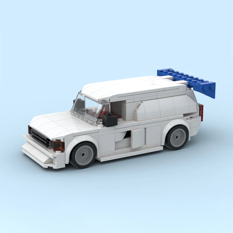 

Speed Racing Car Model MOC Building Bricks Van-Type Modified Car Modular Technology Children Holiday Gifts Assemble Toys Suit