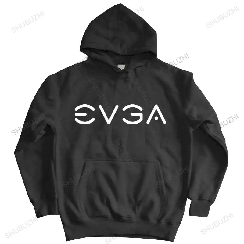 

cotton sweatshirt male hoodies NEW EVGA CORPORATION LOGO shubuzhi men autumn winter zipper