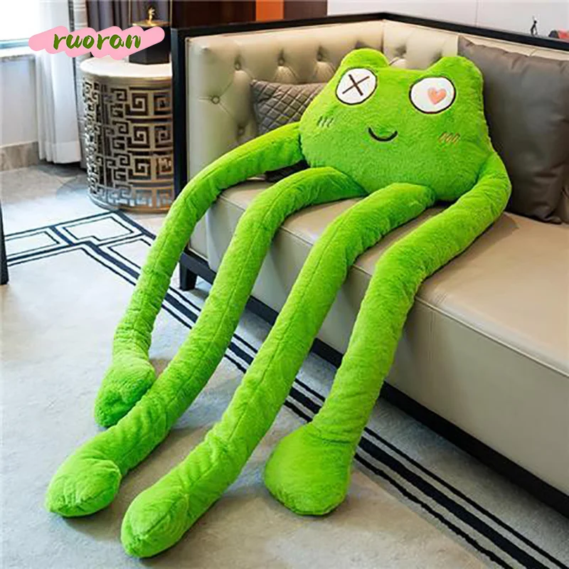 Long Legs Black Cat Pink Rabbit Plush Cushion Sleeping Pillow Sofa Decorative Ornament for Women