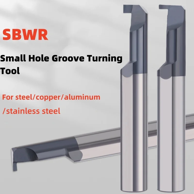 Sbw Parte Groove Turning Machining Machine Carbide Tungsten Steel Boring Grooving Tool Interno Pequeno Buraco D4-d8 Torno Cnc