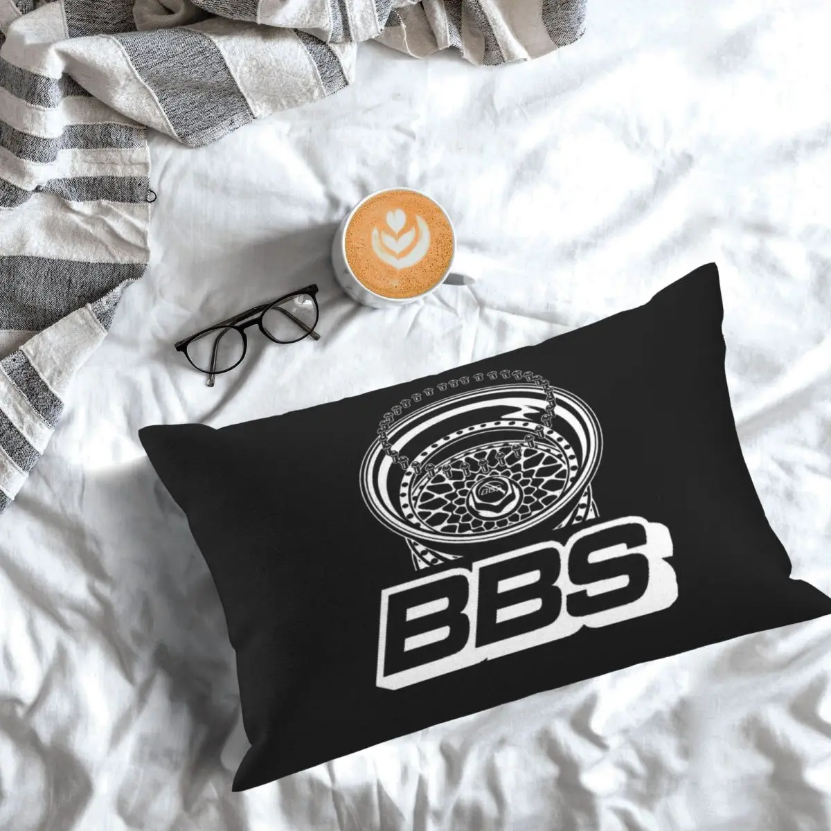 Bbs Racing Gear Company Rectangle Pillowcase Cushion Cover Decorative Bedroom Bed Home Comfort Throw Pillow