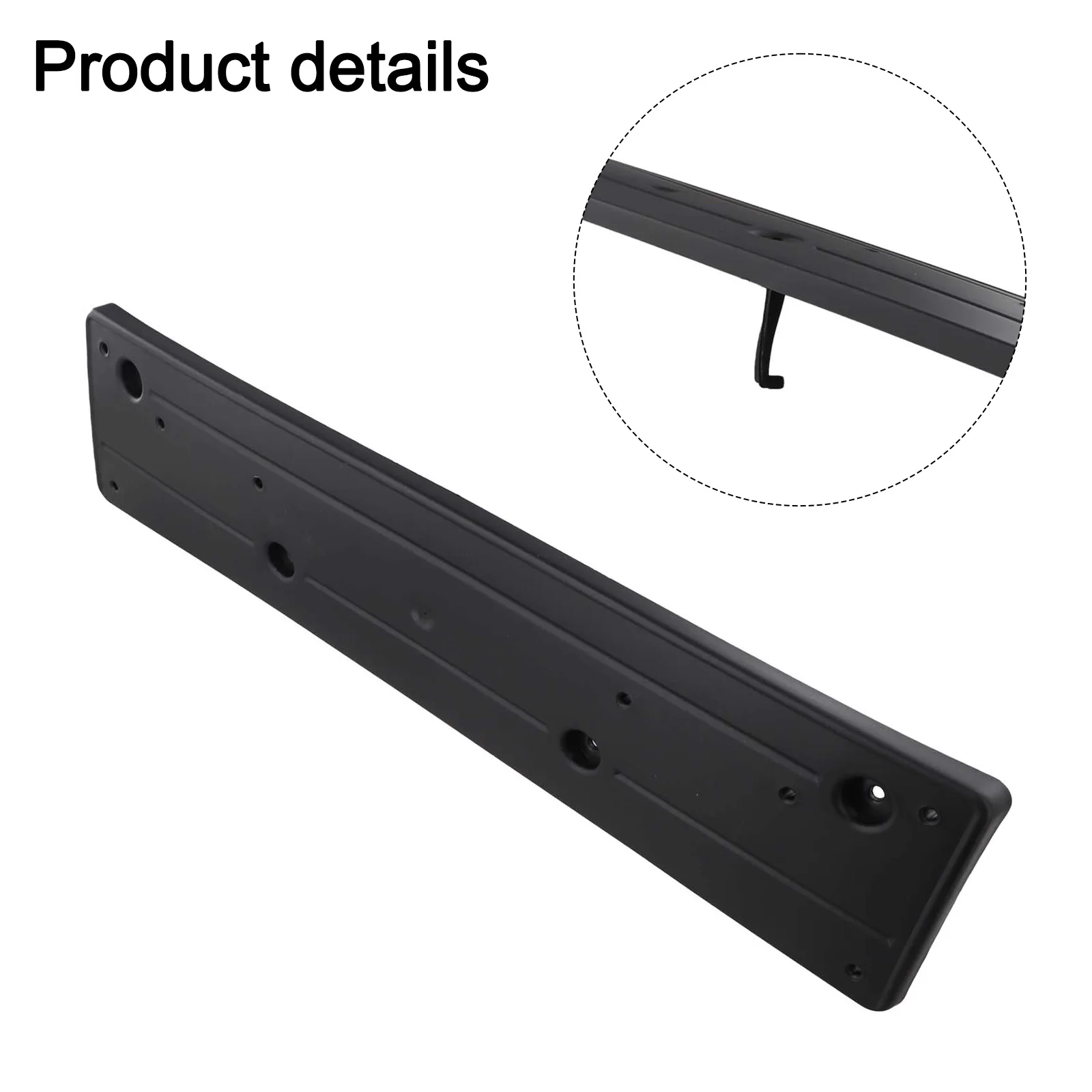 Black Abs OEM Number 51117304085 Front Bumper Licence Plate For BMW For X5 F15 2013-2018 Replacement Car Accessories