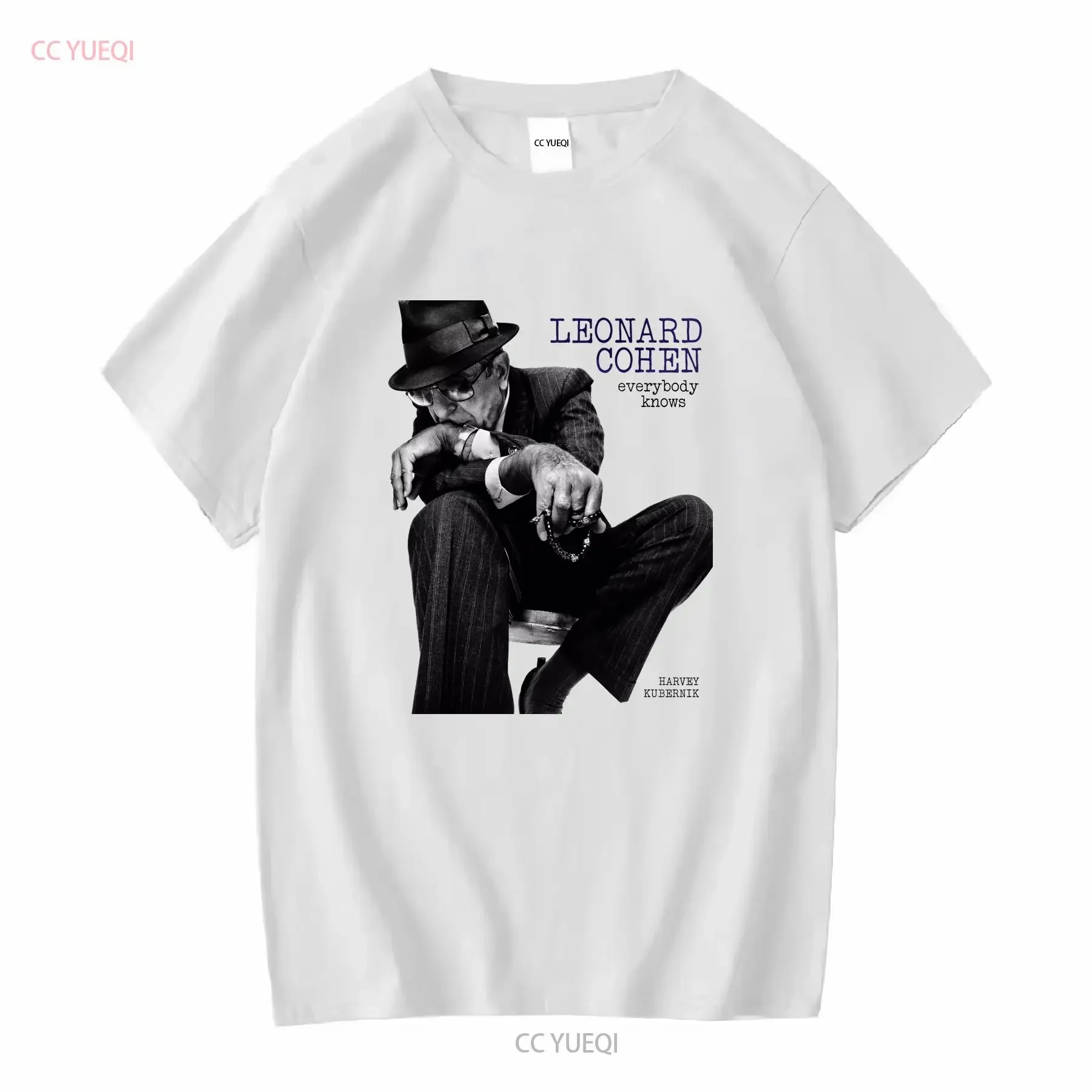 Leonard Cohen Everybody Knows T Shirt All Size S To 5XL LL1451 vintage Washed Stretched streetwear Top For Everyday Wear