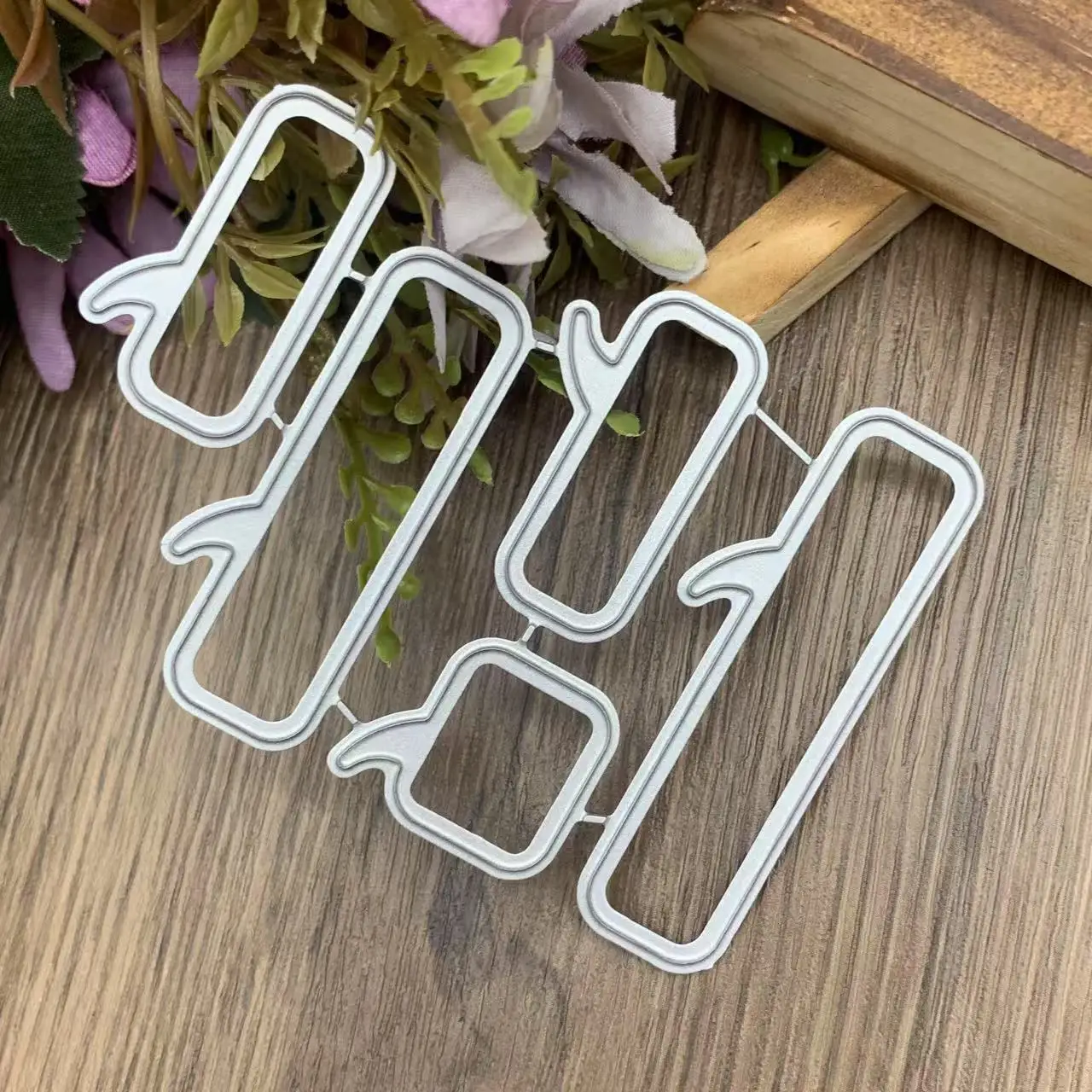 Minimalist Chat Box Metal Cutting Mold - Creative Handmade DIY Metal Cutting Mold, High-Quality Carbon Steel Embossing and Print