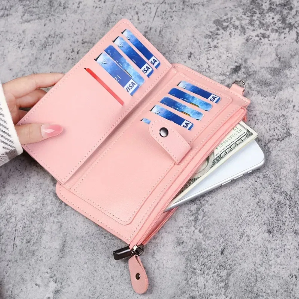 

Long Zipper Wallets Coin Cluth Purses Leather Long Wallets Women's Luxury Female Wallet Mini Credit Card Holder Money Bag 지갑