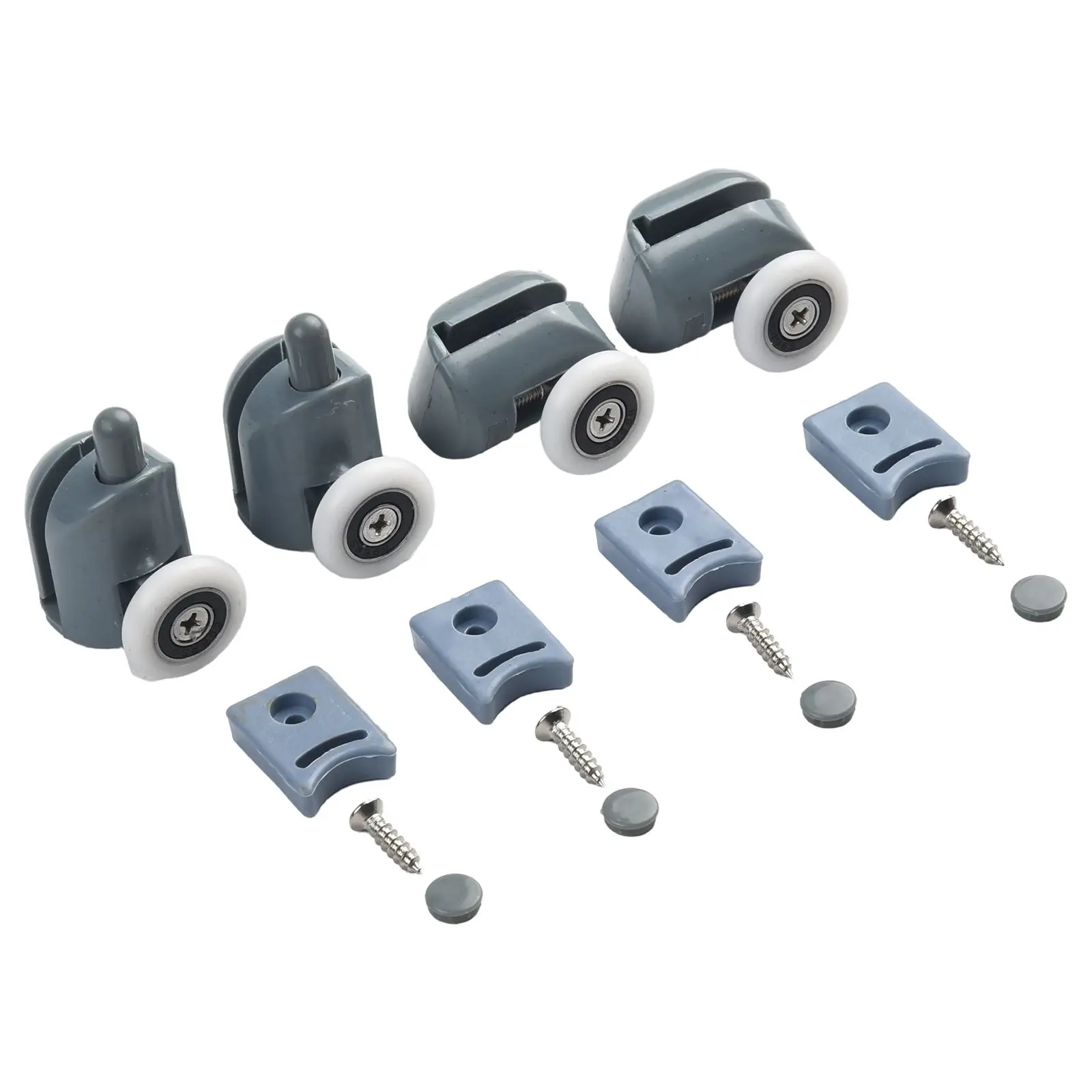 

High Quality Hot Sale 100% Brand New Shower Screen Door Rollers Easy Glide Dia 23mm Lower Rollers Thickness 5mm