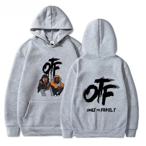 세련된 OTF 세트 힙합 레터 후디, 커플 스타일, 캐쥬얼, 편안한 풀오버, 맨투맨 S-3XL, 가을 및 겨울 