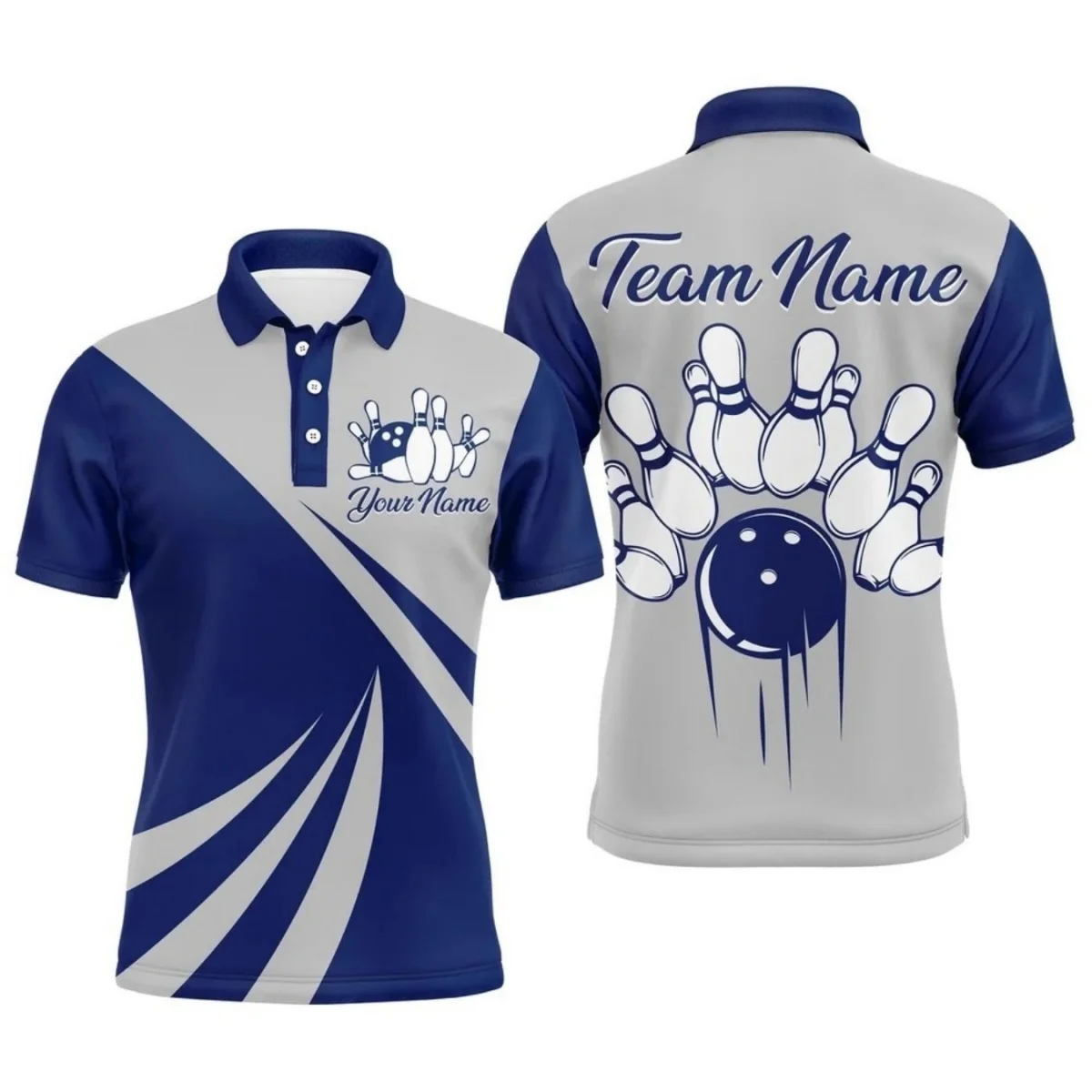 Fashion Men's Sport Casual Polo Shirt Pattern Digital Print Customizable Bowling Short Sleeve Tee Tops Billiards Shirt Jersey