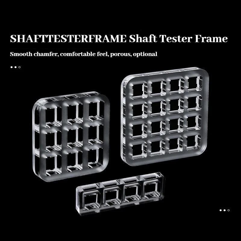 Transparent Acrylic Axle Tester Frame Mechanical Keyboard Shaft Body Storage Rack Keycaps Shaft Tester Customized Keyboard Base