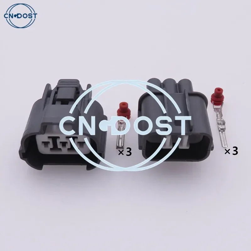 1 Set 3 Pin Head Light Plug Leveling Device Connector B-Series VSS Waterproof Socket AC Assembly 6189-0130 6181-0071