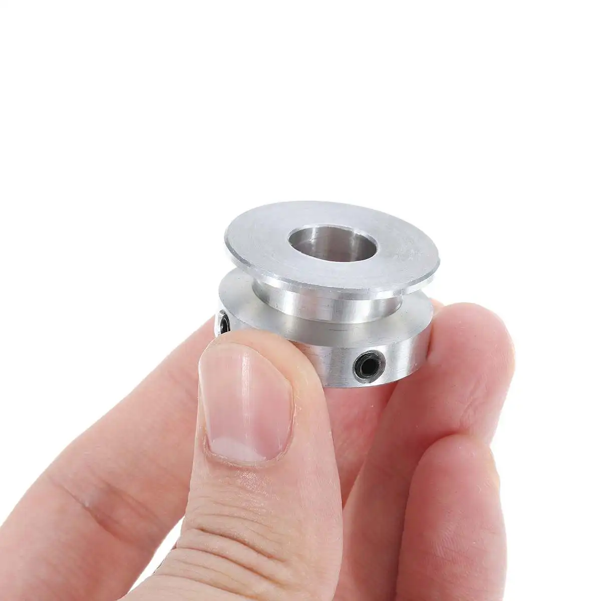 30mm Aluminum Alloy Single Groove Fixed Bore Pulley Wheel for Motor Shaft 6mm Belt 4-16mm Pulley