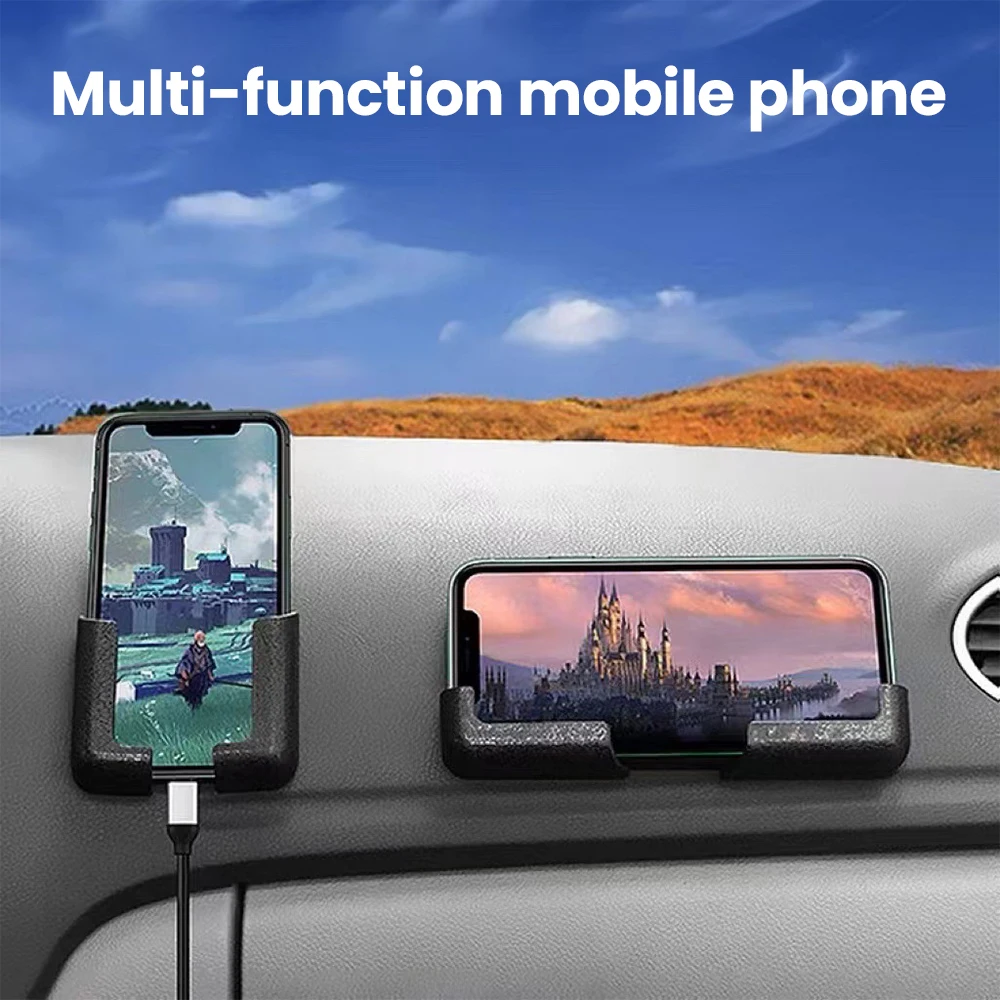 Multifunction Car Phone Mount Cell Phone Portability Holder Lightness Portability No Space Occupy Stand Auto Interior Accessory