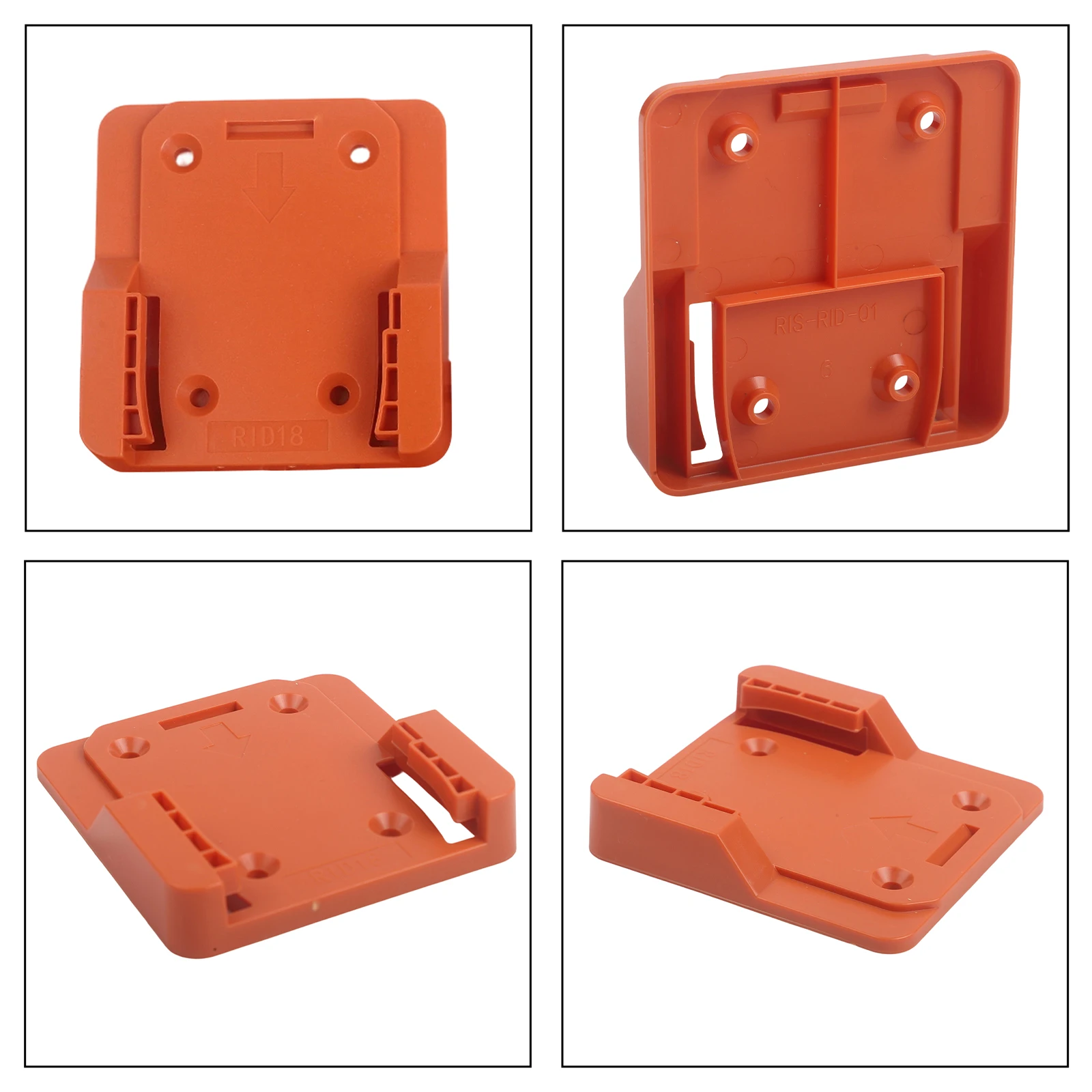 Li-ion Clip Battery Hanger Garage Organization Yellow 18V Battery Tool Hanger Easy Installation Robust Material