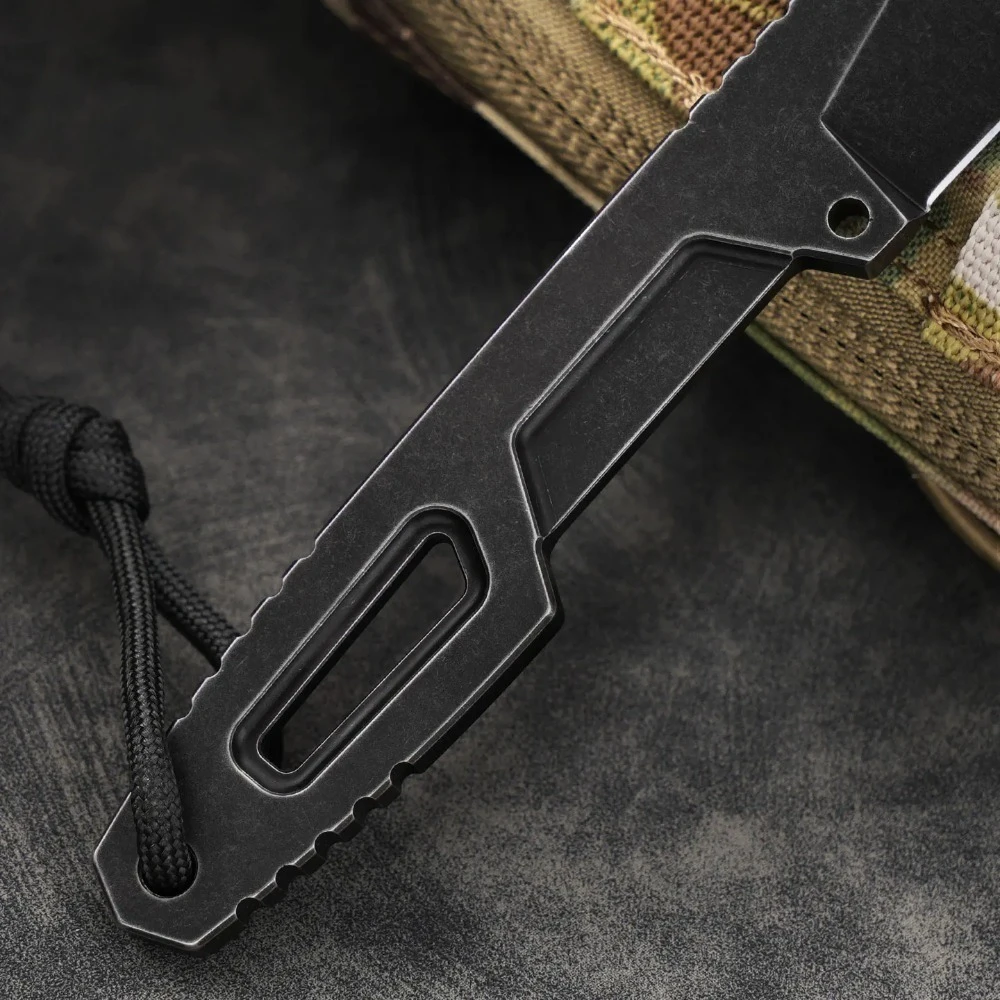 EDC Bıçağı Boyun Bıçağı D2 Çel - Edc Fixed Blade Deep Carry incelemesi ve fiyatı