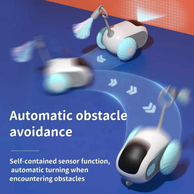 ألعاب الحيوانات الأليفة ألعاب التحكم عن بعد ريشة دعابة ذكي قابلة للشحن سيارة رياضية تجنب العوائق مصيدة الإصبع لعبة الطيور الببغاء #4