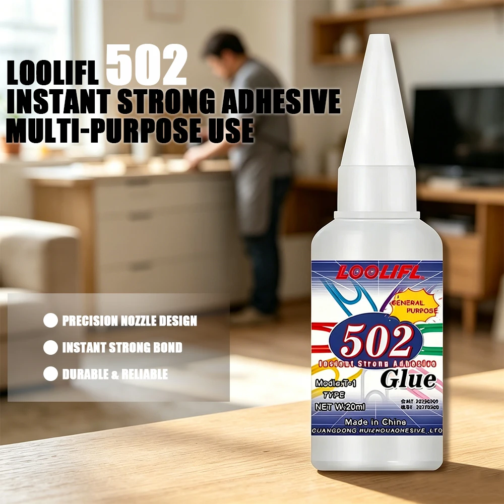 502 Super Glue Instant Strong Adhesive Cyanoacrylate Quick D