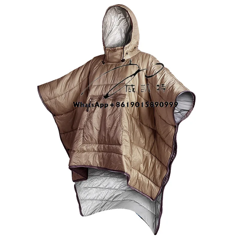 

Ultra Light down Cotton Sleeping Bag Cold Weather Cape Type for Outdoor Warm Winter Adults