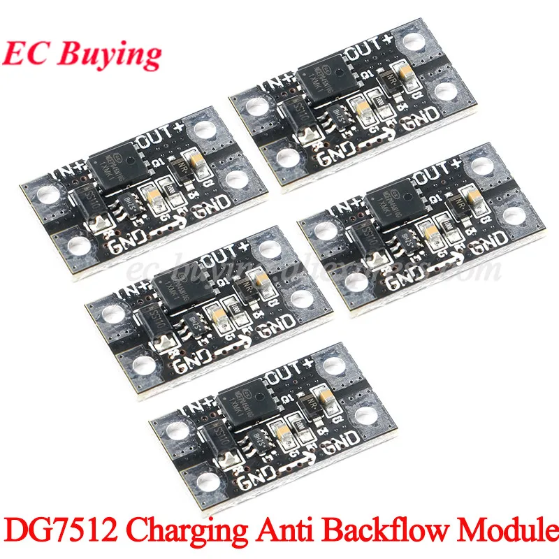 5Pc/1pc DG7512 75V12A High Current Ideal Diode Solar Energy Charging Anti Backflow Modul Board Reverse Protection Low Resistance