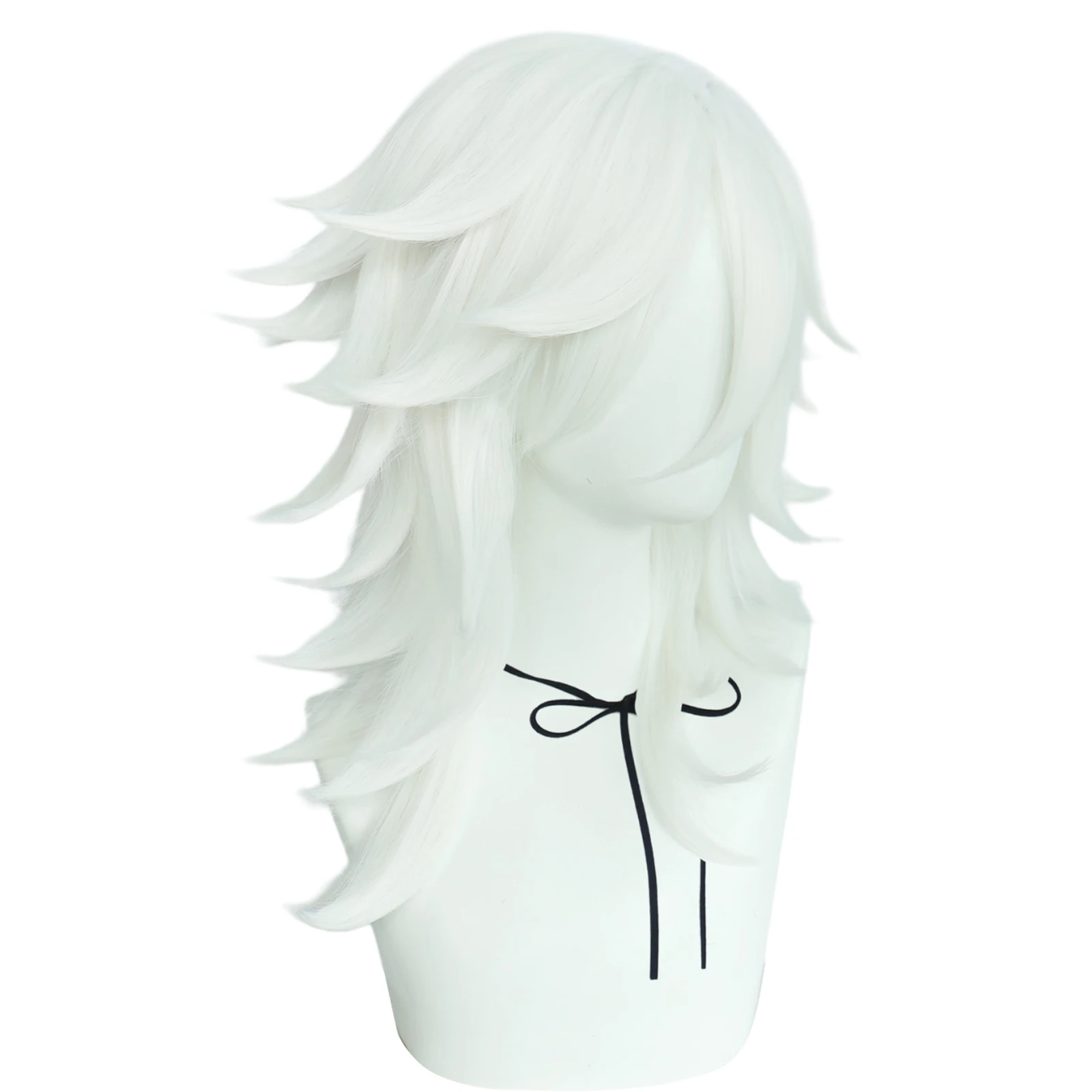 الاصطناعية متوسطة طول رقيق شائك المرأة رجل الطبقات مستقيم شعر مستعار تأثيري أنيمي مع الانفجارات لحفلة الهالوين #3