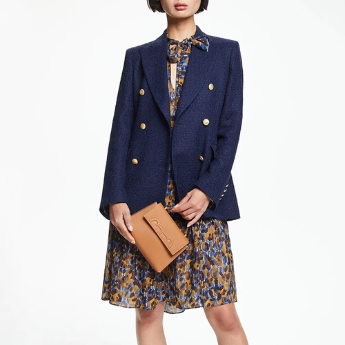 Imagen 2 del producto Vestido camisero de manga larga para mujer, falda en capas, diseño de dobladillo, ocio, oficina, moda Popular, nuevo