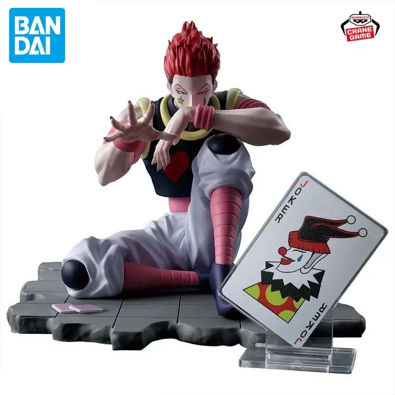 

Origina BANDAI BANPRESTO HUNTER HUNTER Memorable Saga Special Hisoka 9cm Anime Figurine Model Collections Ornaments Toy Gift