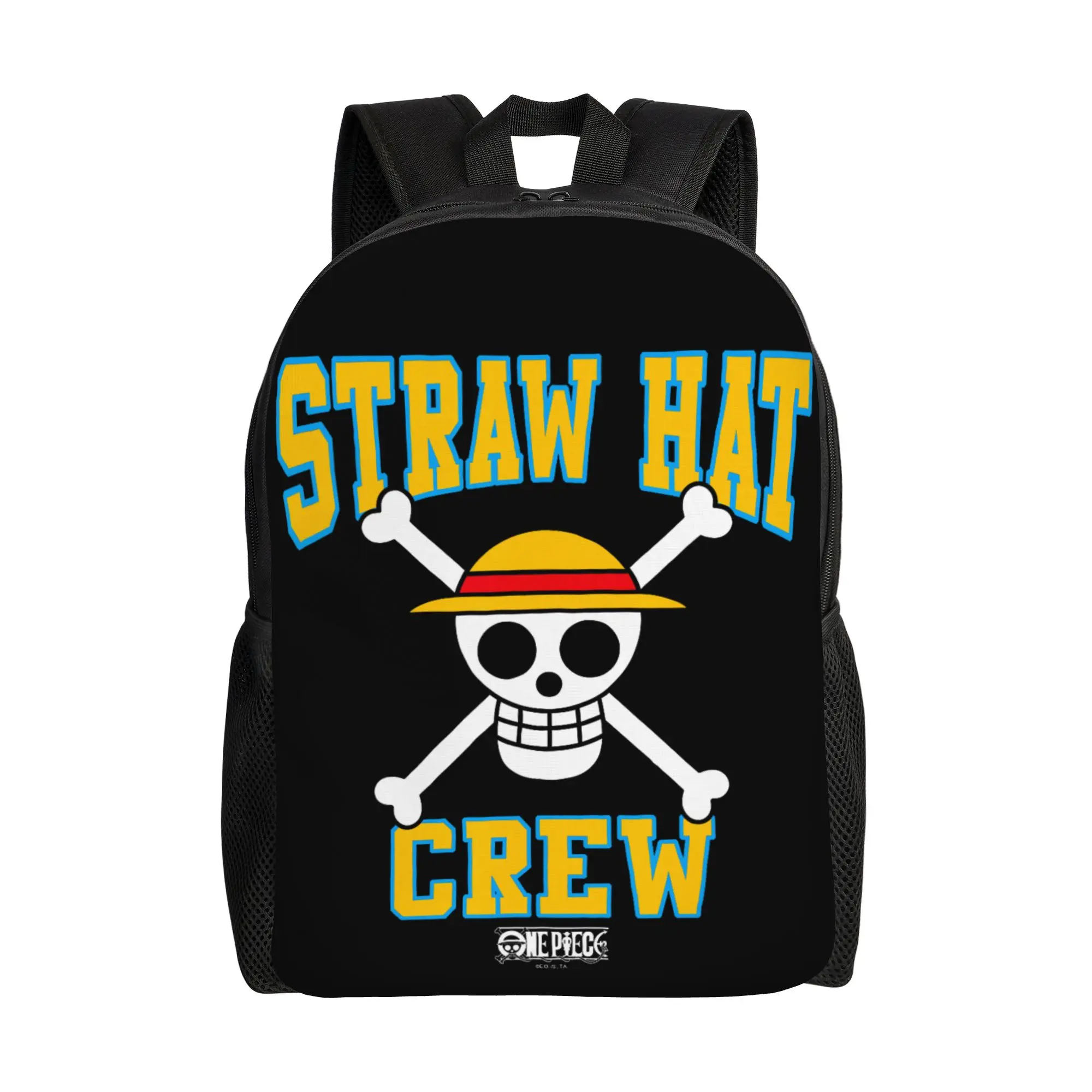 fashion backpacks One Piece Anime Straw Hat Crew Athletic Type Jolly Rogers Daypack ita bag mochila Quality Shoulder Rucksack