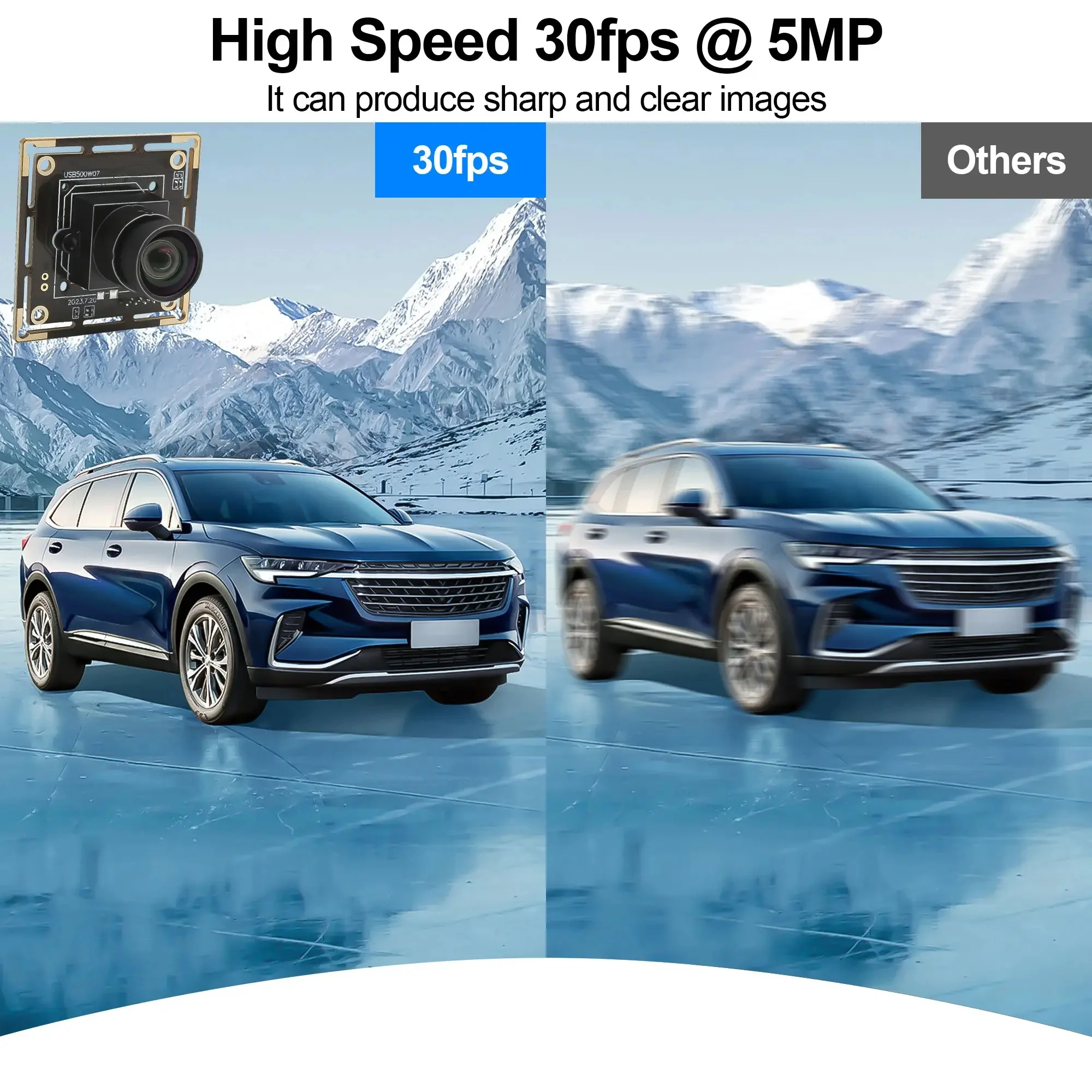 Module de caméra USB SVPRO 5MP, Mini Webcam HD 2592x1944 30fps, caméra industrielle CMOS IMX335 pour la surveillance du découpeur Laser