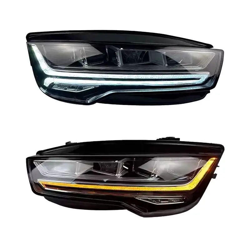 Car Headlights For Audi A7 2011-2018 High Configure Matrix Style Design Styling LED Headlamps Assembly Upgrade DRL Accesorios
