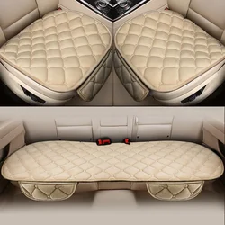 Car Seat Covers Warm Seats Cushion Protector Plush Seat Cover Autumn Winter Universal For Sedan Hatchback SUV Seat Mats