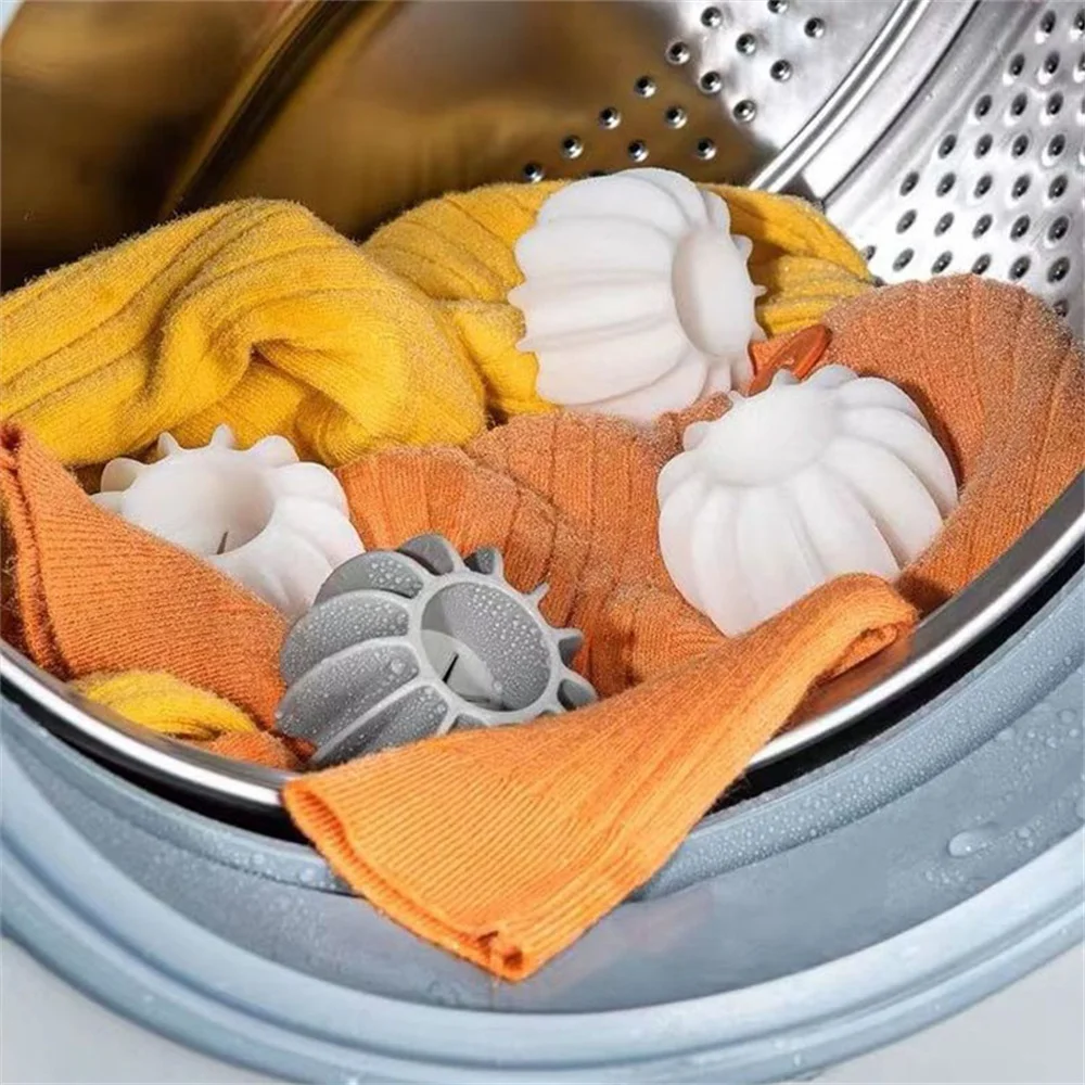 1-3Pcs Reusable Silicone Washing Machine Stain Removal Wash Ball Pet Hair Catcher Anti-tangle Not Hurt Clothes Dryer Balls