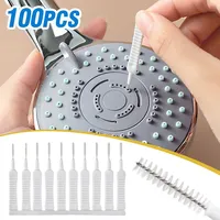 Nylon Small Brush Shower Head Mobile Phone Hole Small Hole Gap Cleaning Brush Household Cleaning Tools Supplies Gadgets