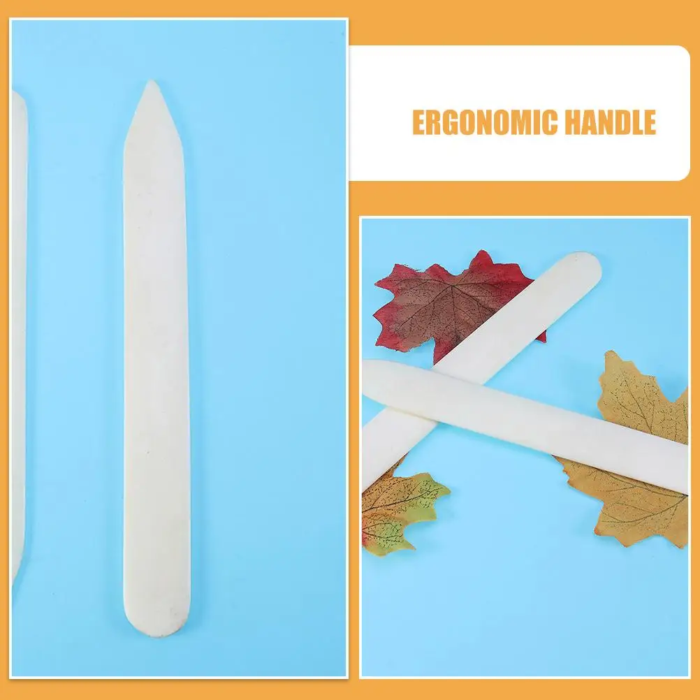 Herramienta de carpeta de huesos de plástico para manualidades, cuchillo de pliegue, puntuación de cartón, encuadernación, abridor de sobres, cartas, documentos plegables, 10 Uds.