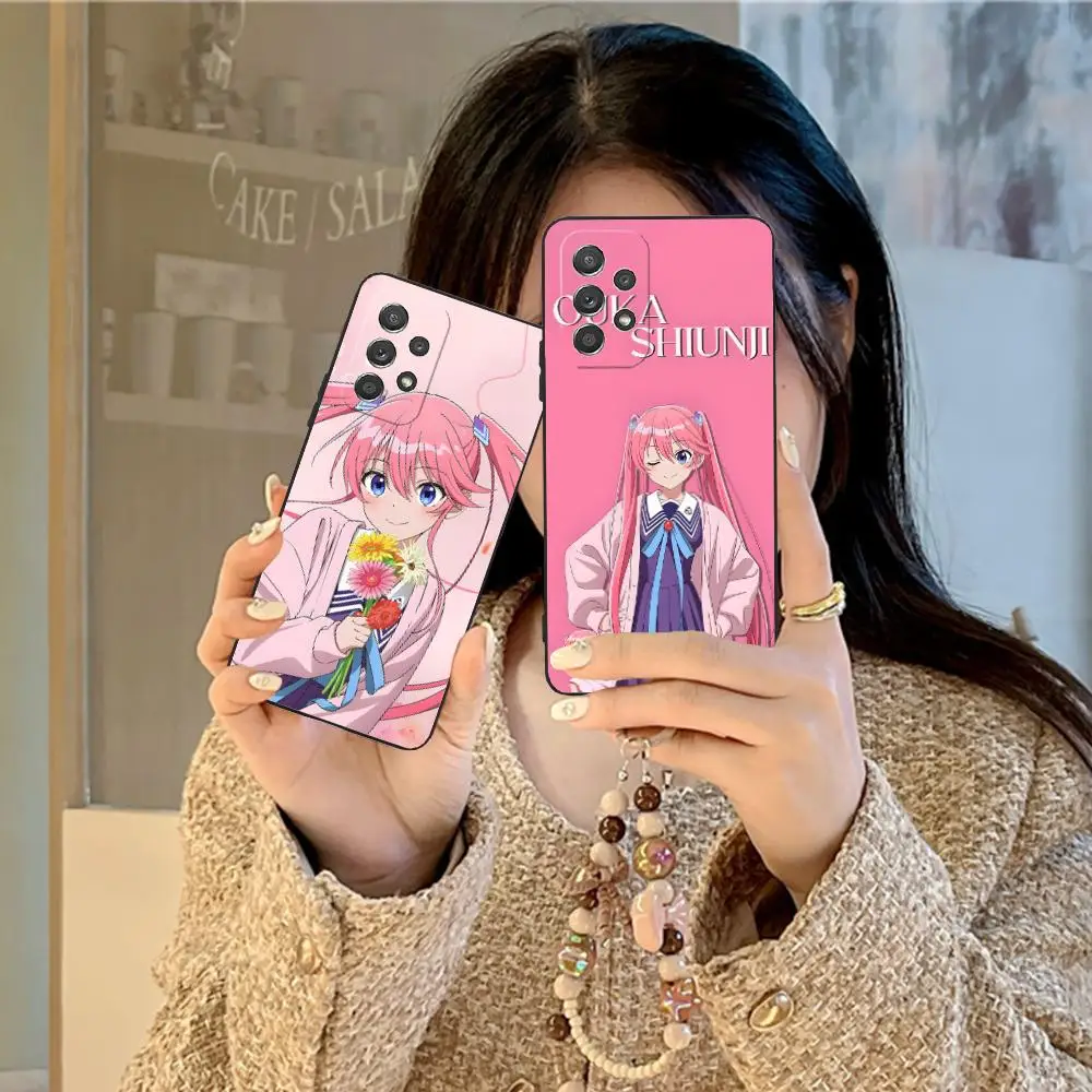 Anime Shiunji Ouka Mobile Phone Case for Samsung Galaxy M55 54 42 35 34 33 32 23 22 15 14 13 12 F55 5G Soft TPU Shockproof Cover