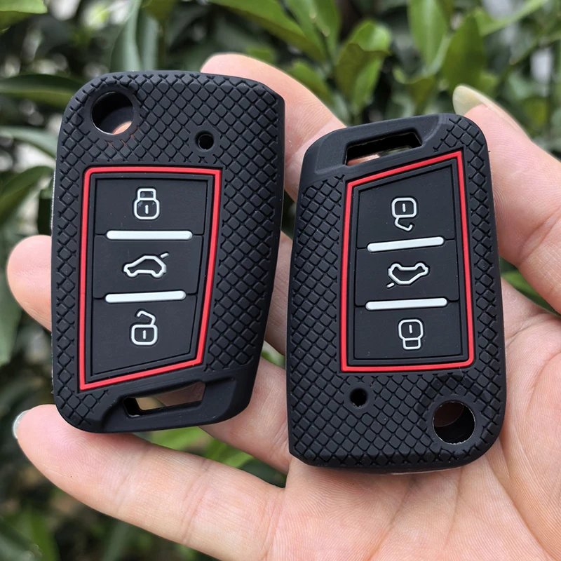 Für VW Golf7 GTI POLO T-Cross T-Roc Touran Tiguan Skoda Octavia Rapid Kodiaq Fabia Seat Ibiza Leon Ateca Arona Schlüsseletui