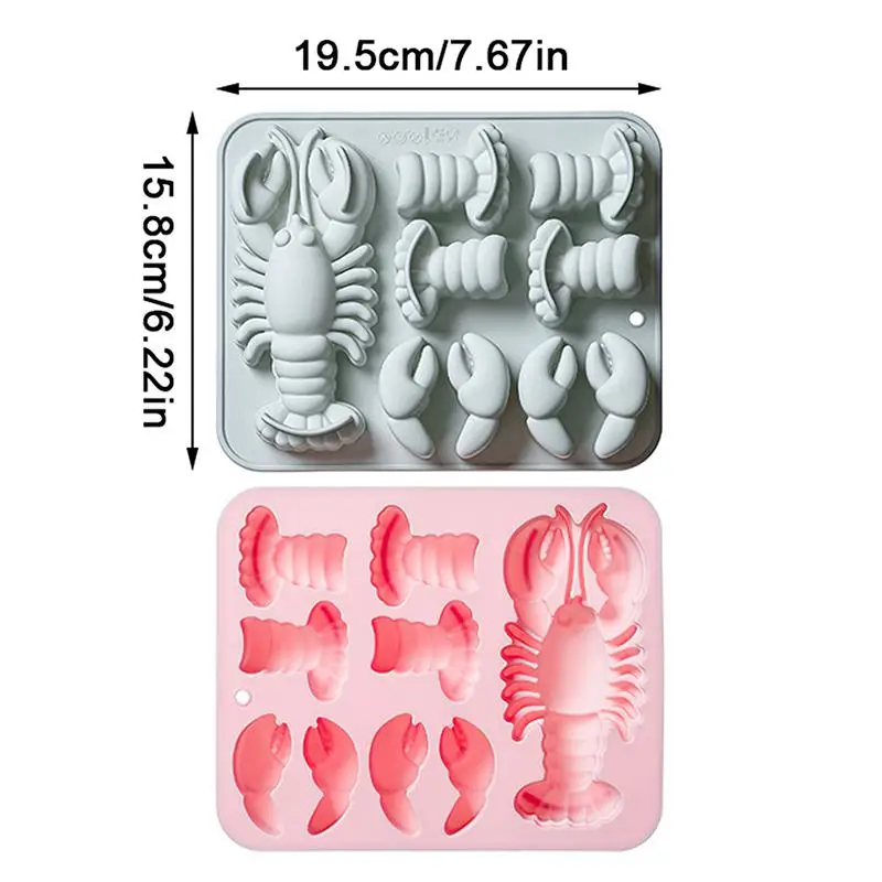 Lobster Silicone Chocolate Mold Flexible Baking Mould for Fondant Gummy Jelly Cake Decorating Creative Kitchen Tool Set - view 6