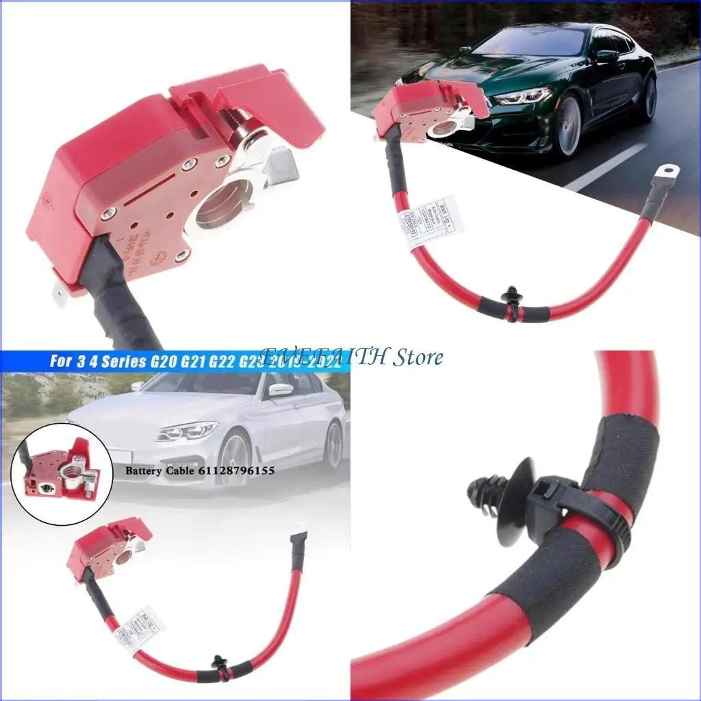 124B 61128704705 Efficient Car Positive Battery Cable for G21 G22 G23 G26E G28 M340i Improving Headlamp Brightness&Horsepower