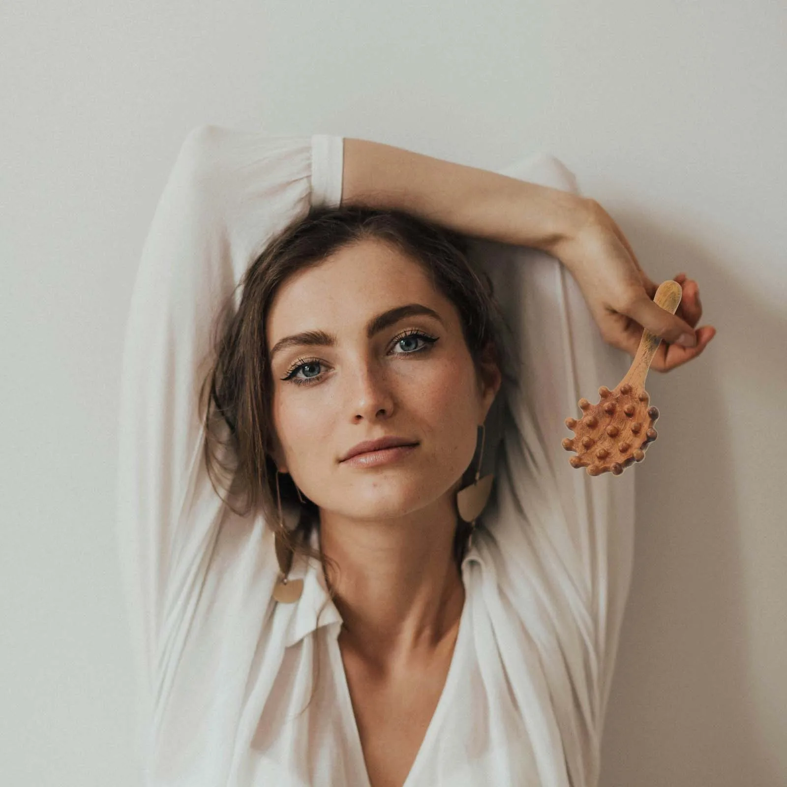 

Wooden Wide Tooth Comb Scalp Massage Hair Care Bamboo Gua Sha Tool Acupoint Stimulation Detangling Relief For Men