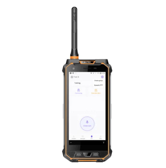 AORO M5 POC DMR Handheld Walkie Talkie Smart Phone Atex Intrinsically Safe Phone Explosion Proof Android Rugged Smart Phone