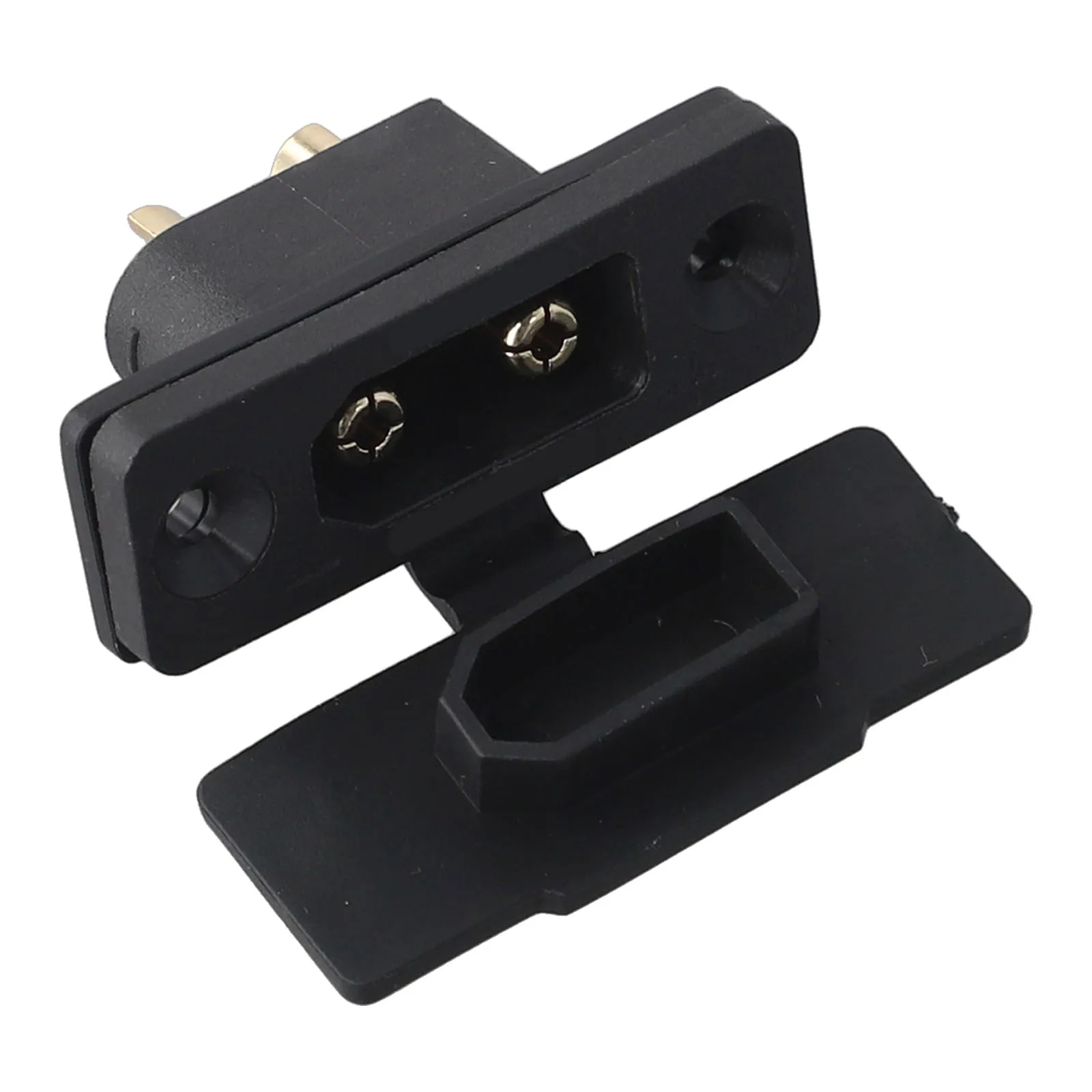 Lightweight Battery Connector Gold Plated Connector For High Current Applications Yellow black Continuous Current Connector