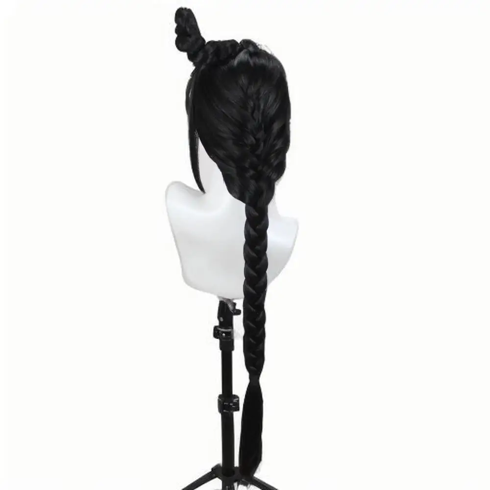 Identity V Cosplay Wig – Crane Survivor / Professor / Luca Balsa Custom Wig with Original-Style Eye Mask 2