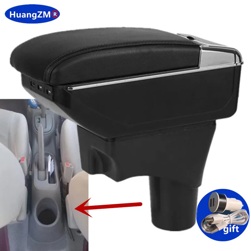 Für Nissan März Micra K13 Armlehne Box Für Nissan Sunny Auto Armlehne Arm Lagerung Box Retrofit Teile Auto Zubehör 2010-2023 – Detail 1