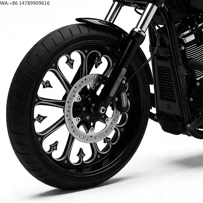 High-End Custom Motorcycle Rims Made In ChinaCustomized Forged Aluminum Wheels, Front 21 Inches And Rear 18 Inches, Suitable For