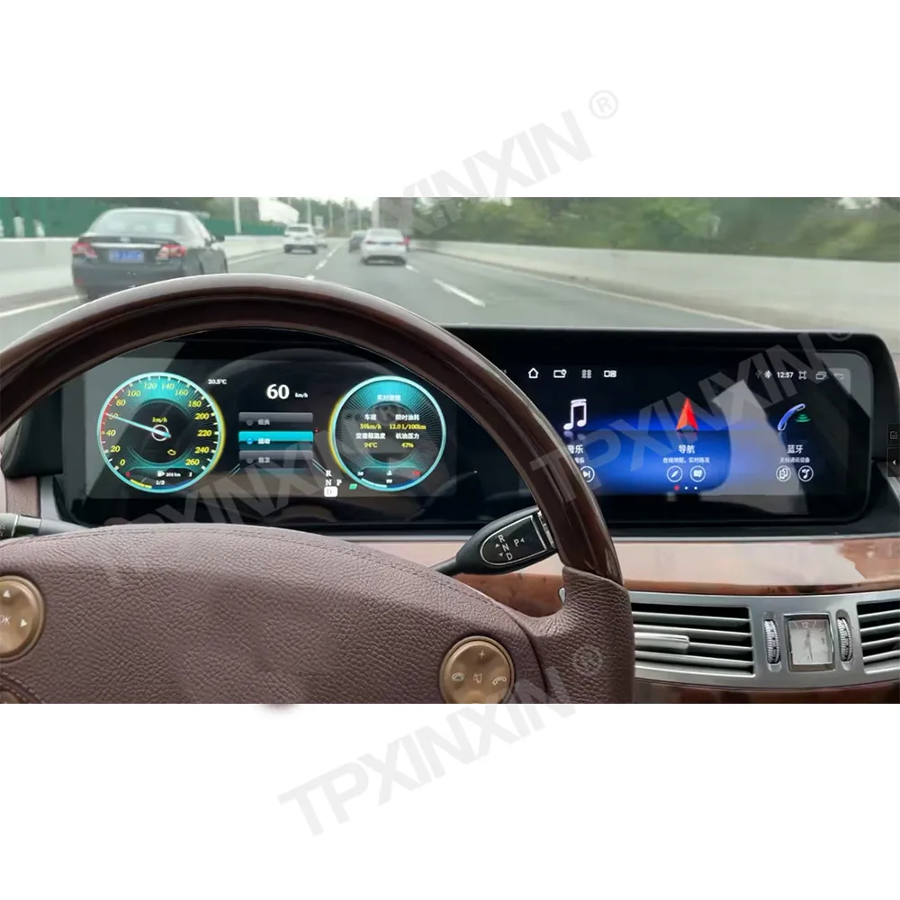 

For Mercedes Benz SW221 12.3inch LCD display screen, modified and upgraded, retaining the original car system