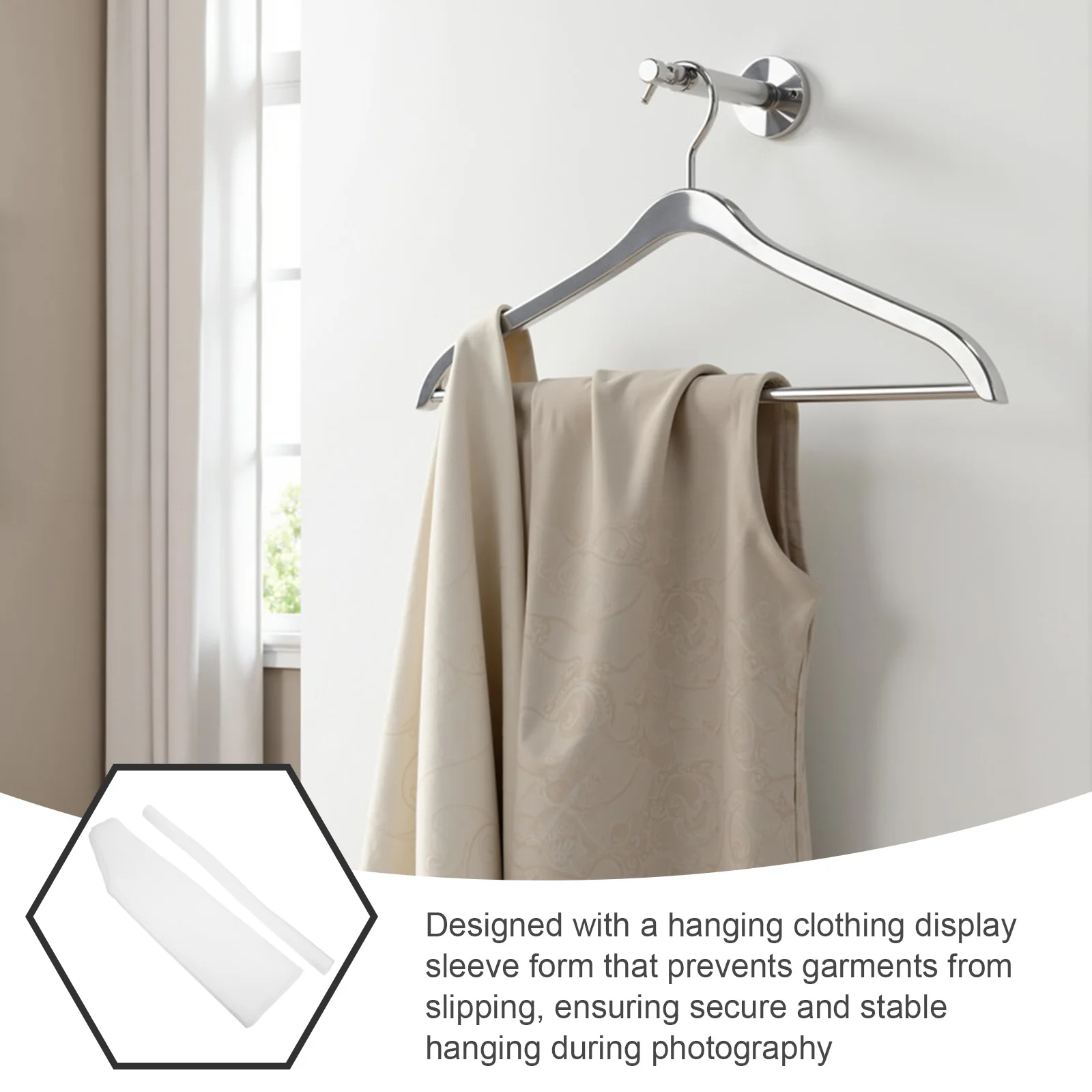 

4Pcs Long Sleeve Form Hanging Dress Form Straight Shape Foam Pad DIY Clothing Accessories Shooting Props Women Tops Display