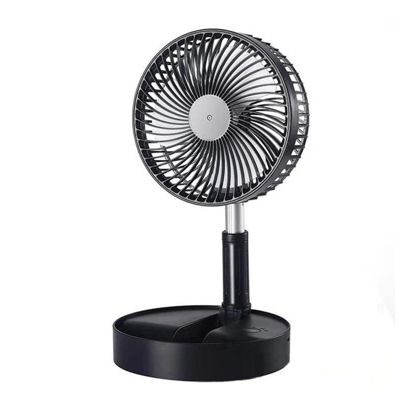 

7200Mah Portable Fan Rechargeable Mini Folding Telescopic Fan Low Noise Electric Cooling Fan For Outdoor Home